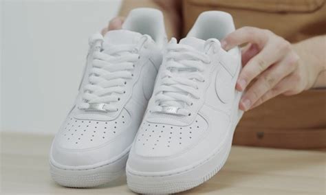 nike air force 1 richtig binden|how to lace air force shoes.